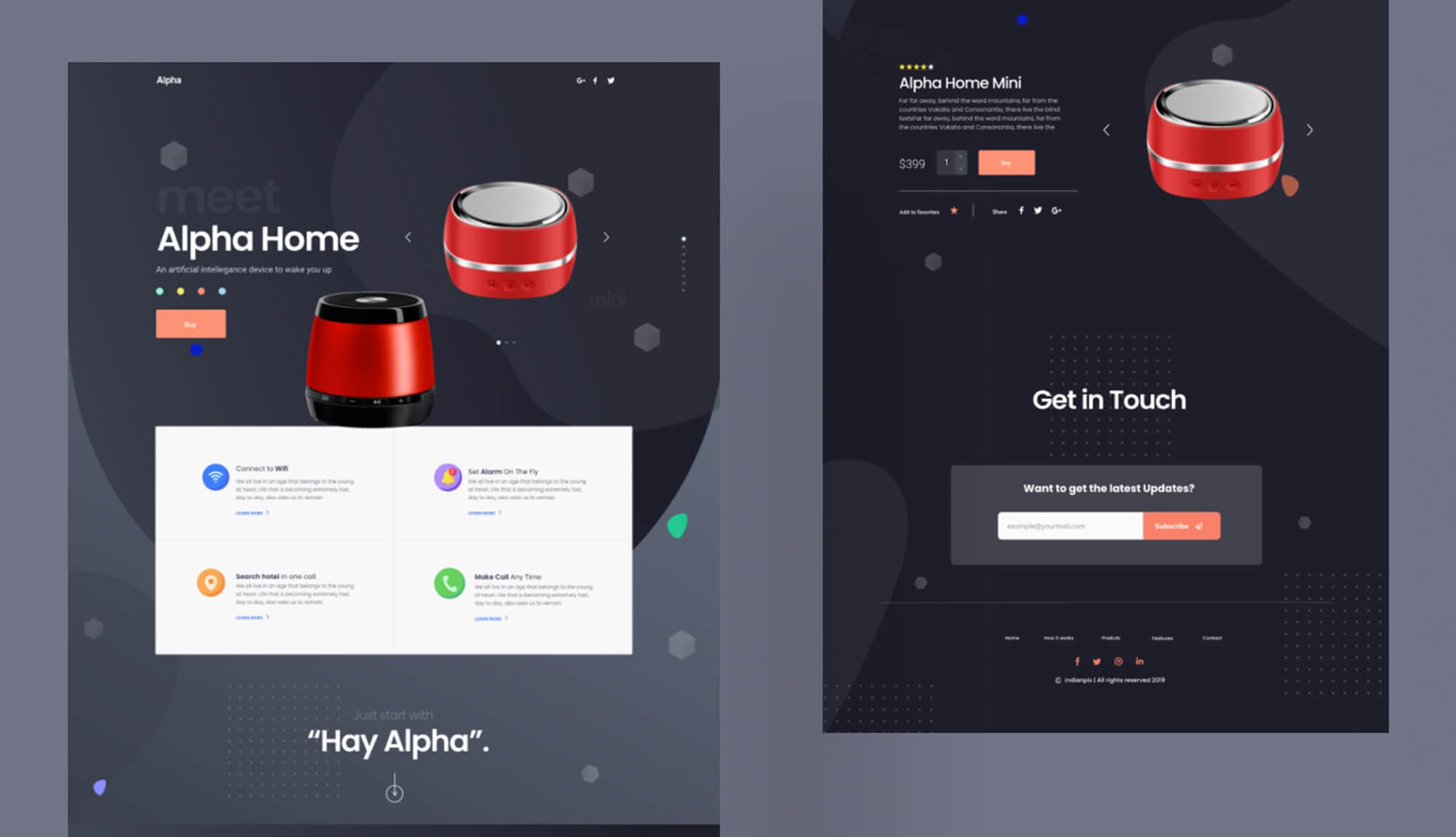 Alpha Landing Page Banner