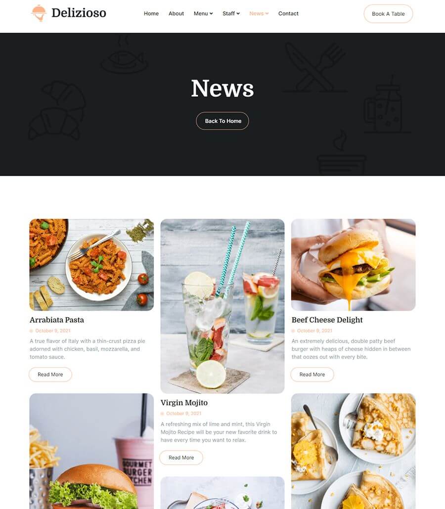 Delizioso News Page thumbnail