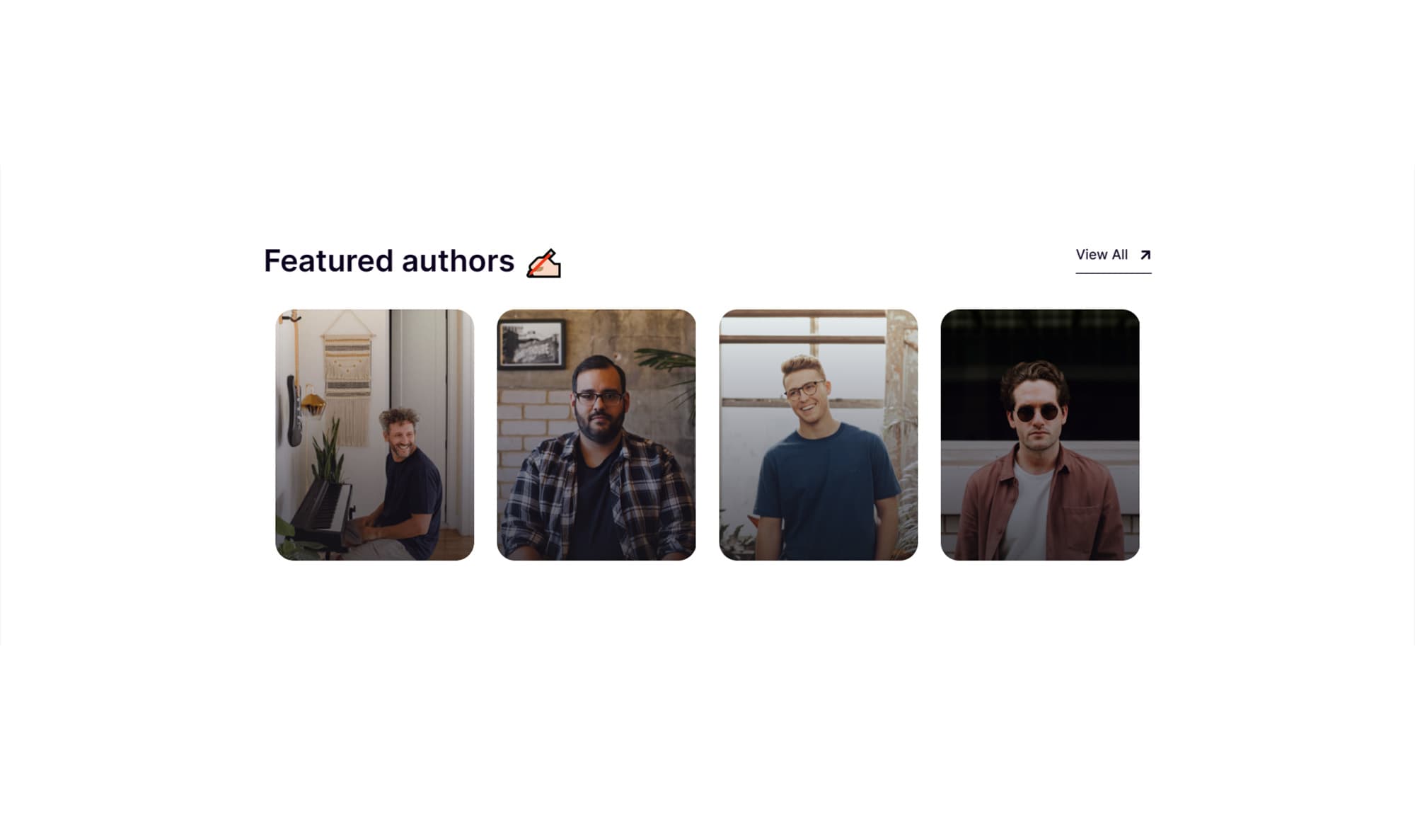BookPlace Featured Author Section For Gutenberg Banner
