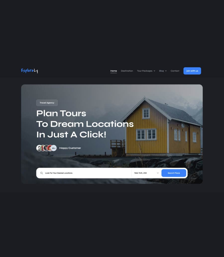 ExploreLy Hero Section thumbnail