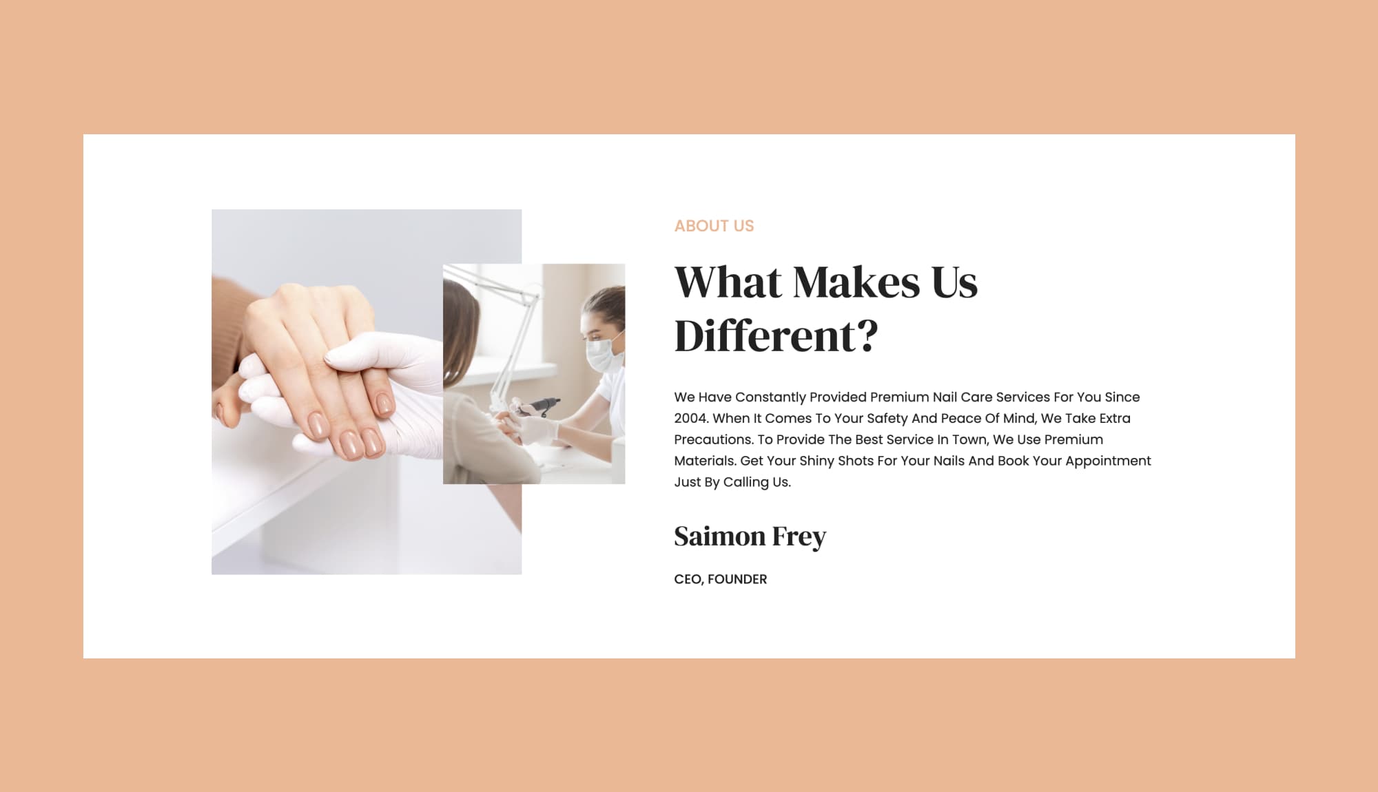 Nail Atelier Info Section Banner