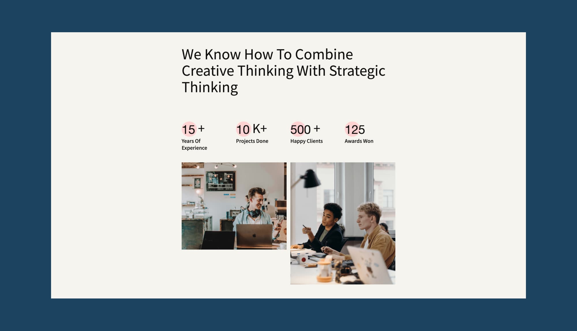 CandyBox Info Section Banner