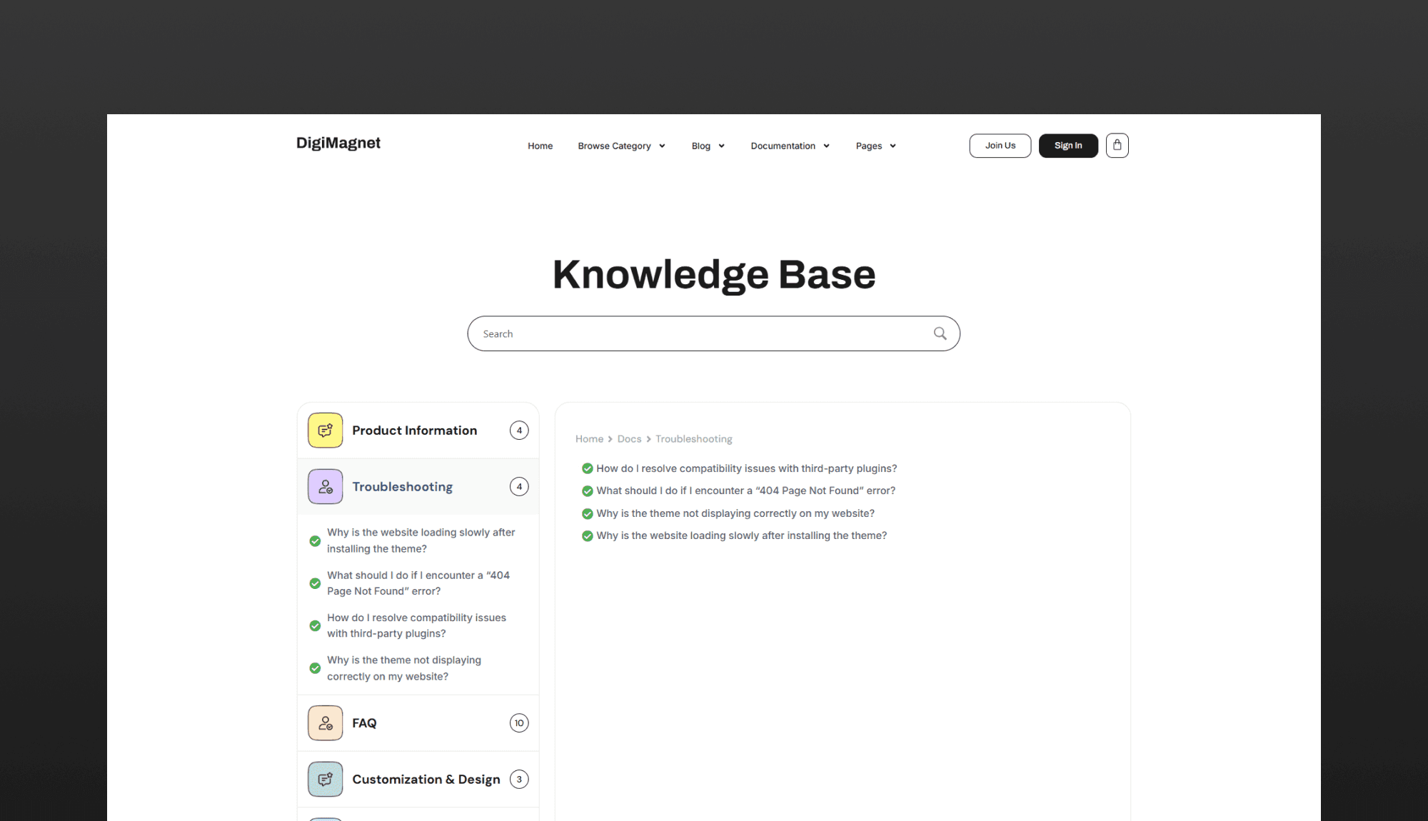 DigiMagnet Docs Listing Page Banner
