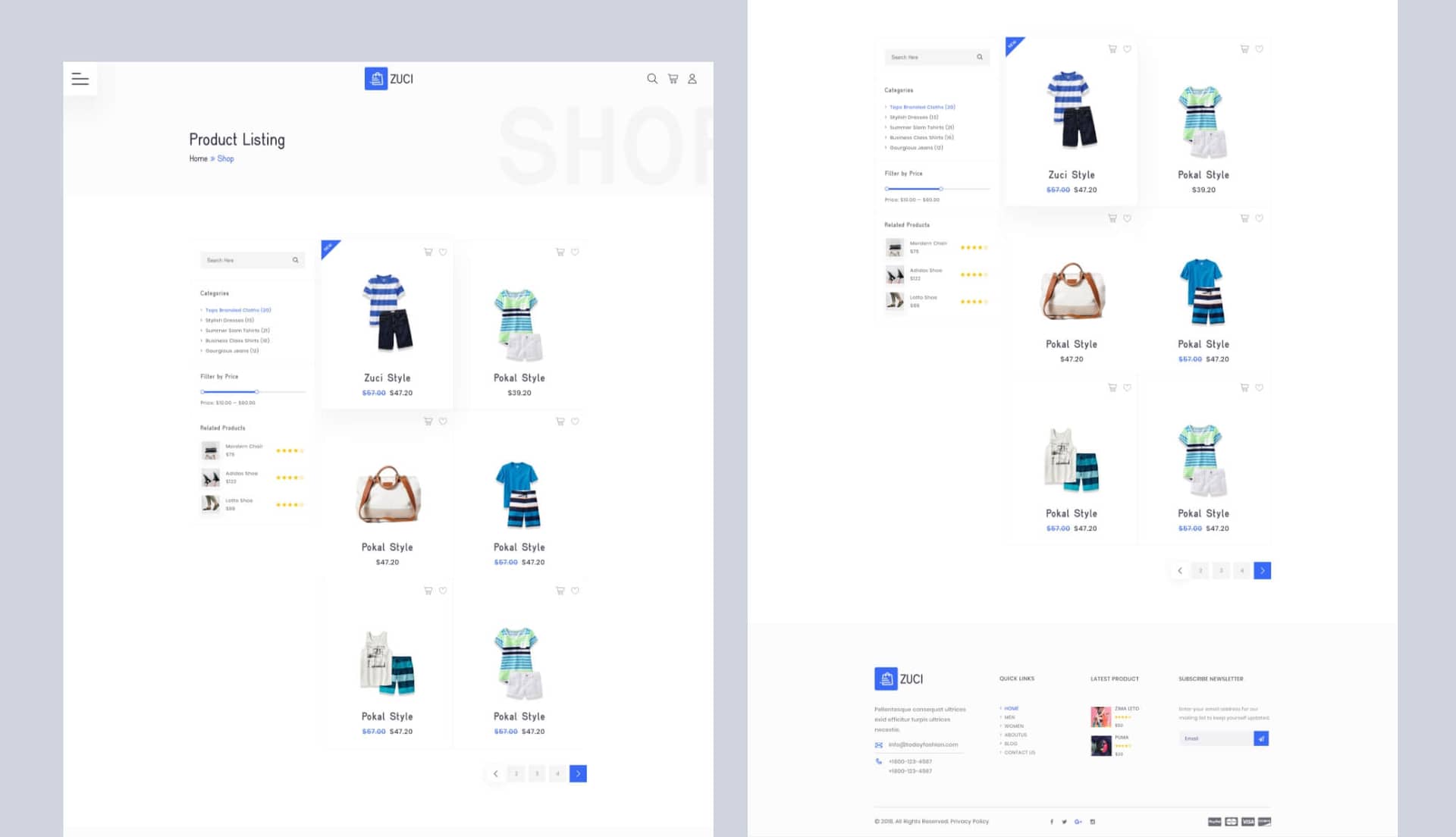 EleCommerce E-commerce Shop Page By Templately