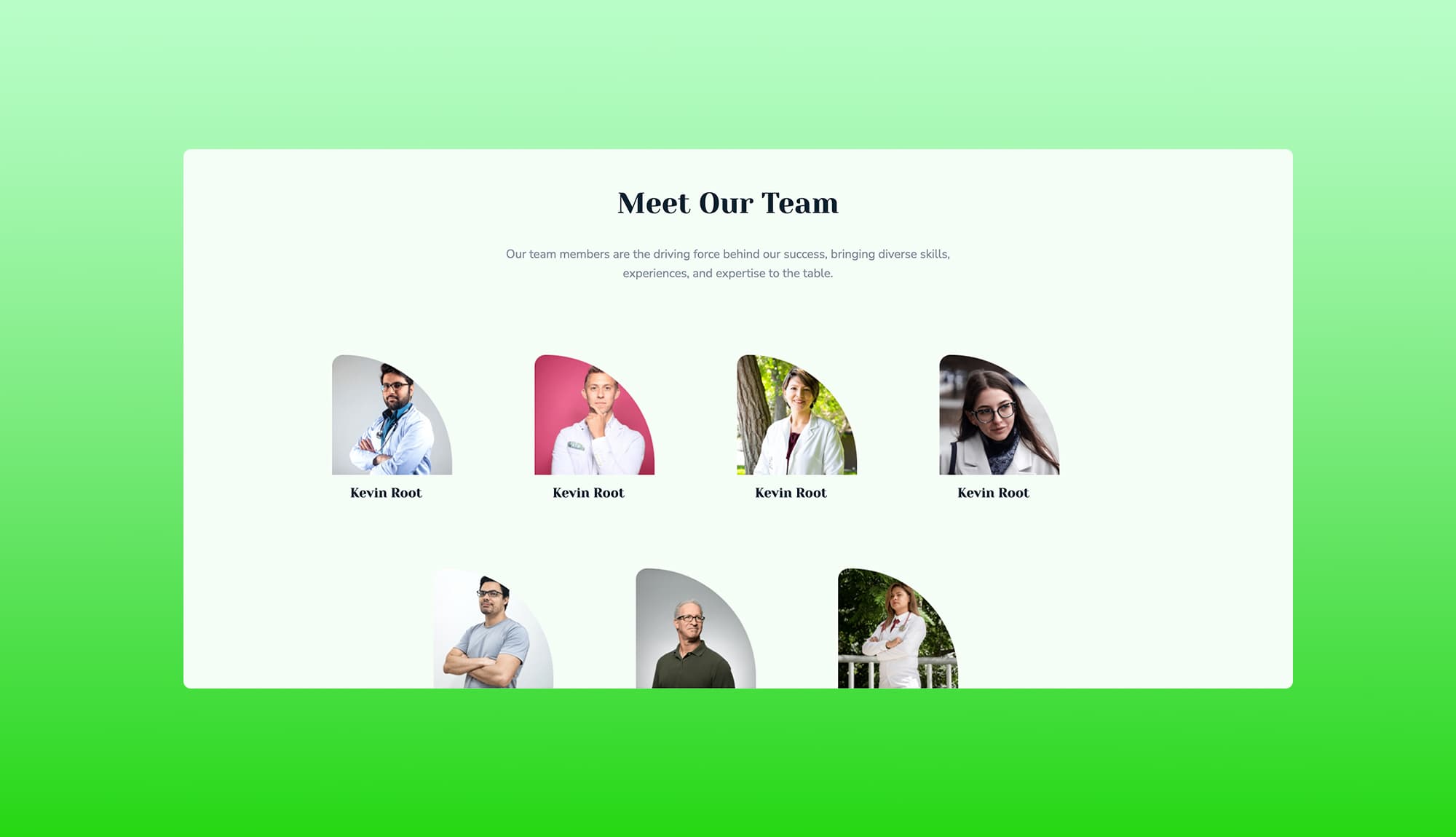 BalancedLife Team Member Section By Templately