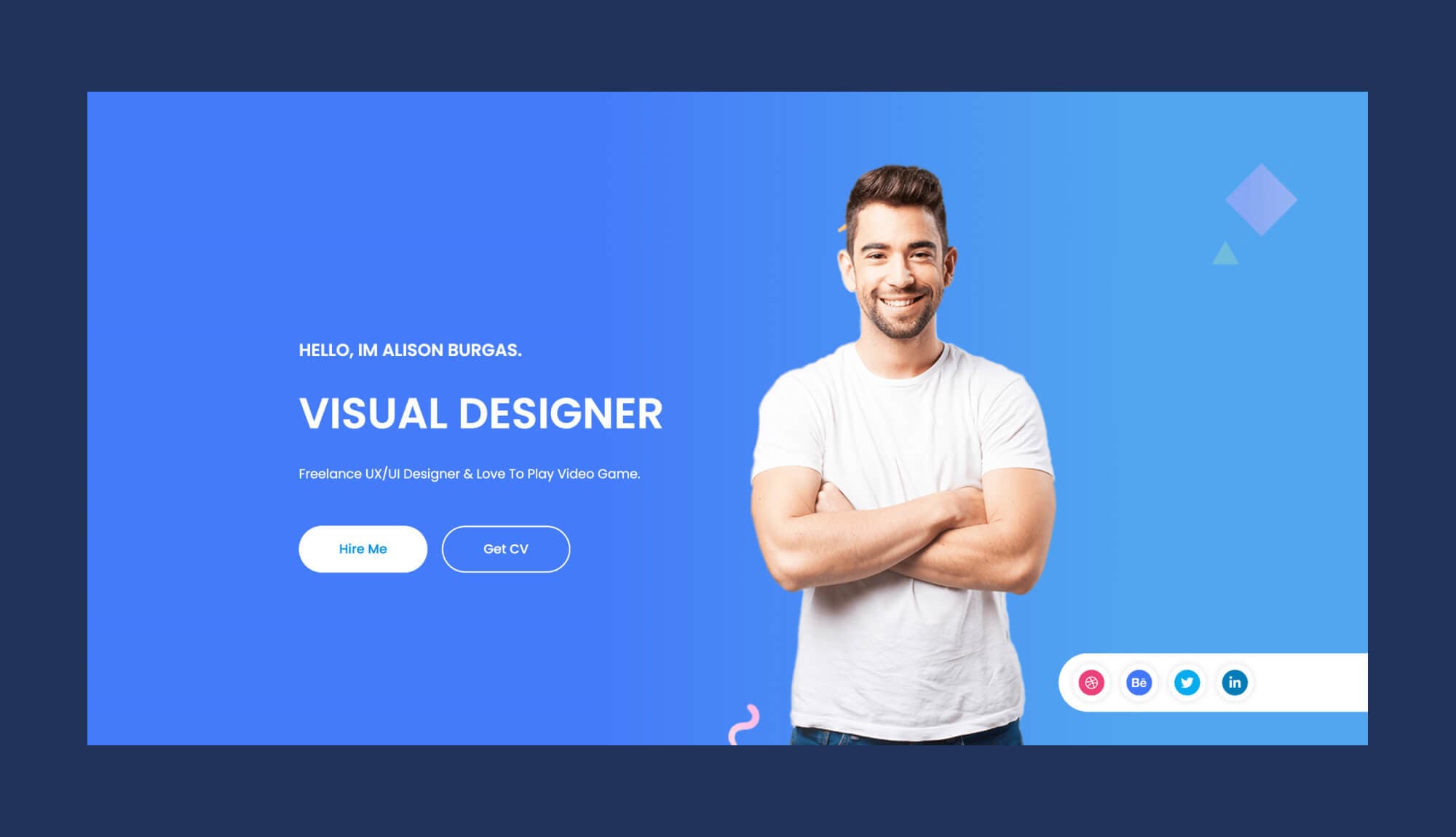CVTemple Hero Section For Gutenberg By Templately