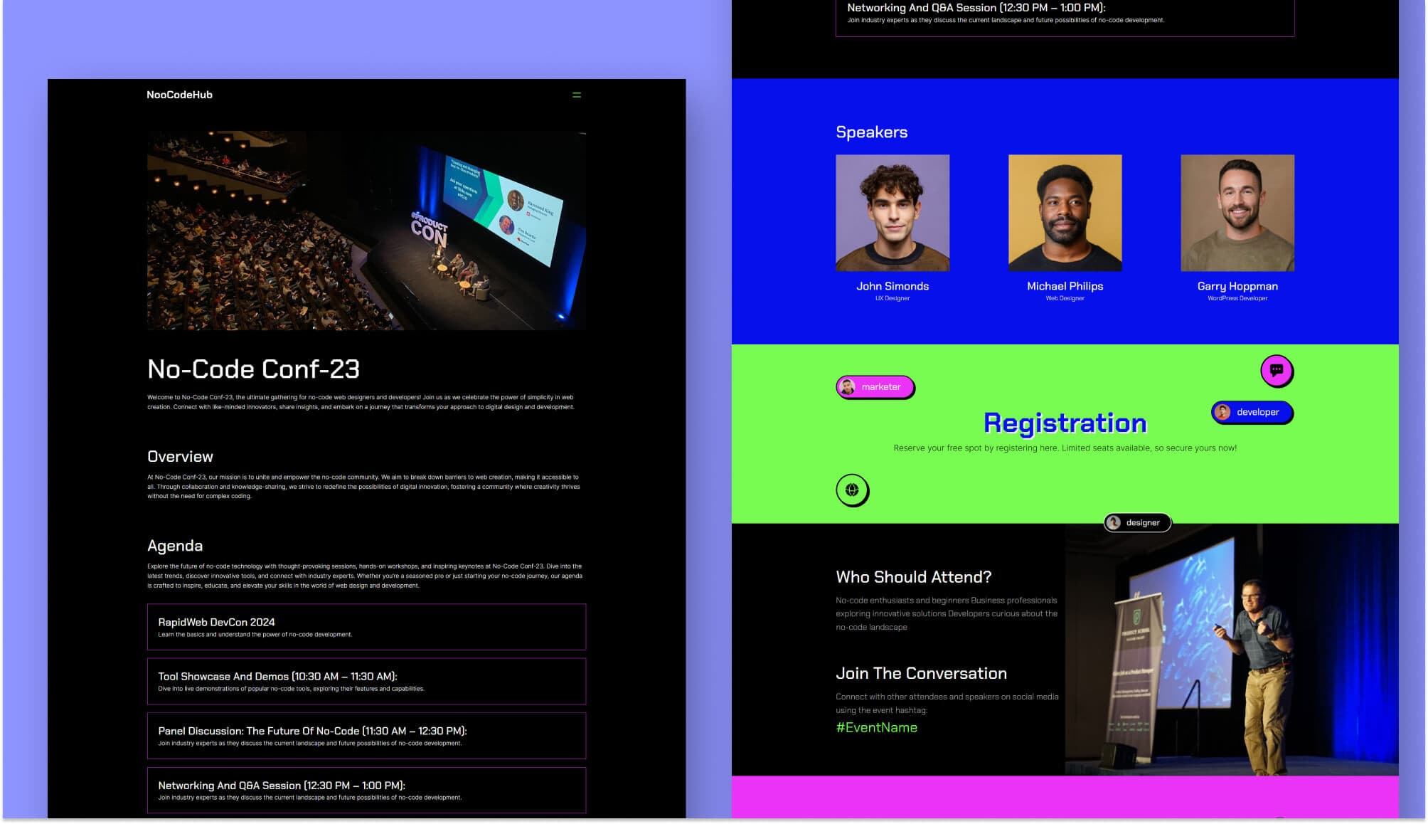 NooCodeHub Single Event Page For Gutenberg Banner