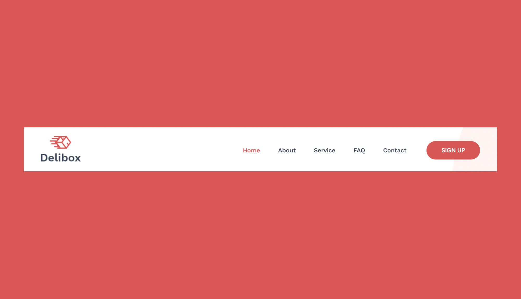 Delibox Header Section For Gutenberg Banner