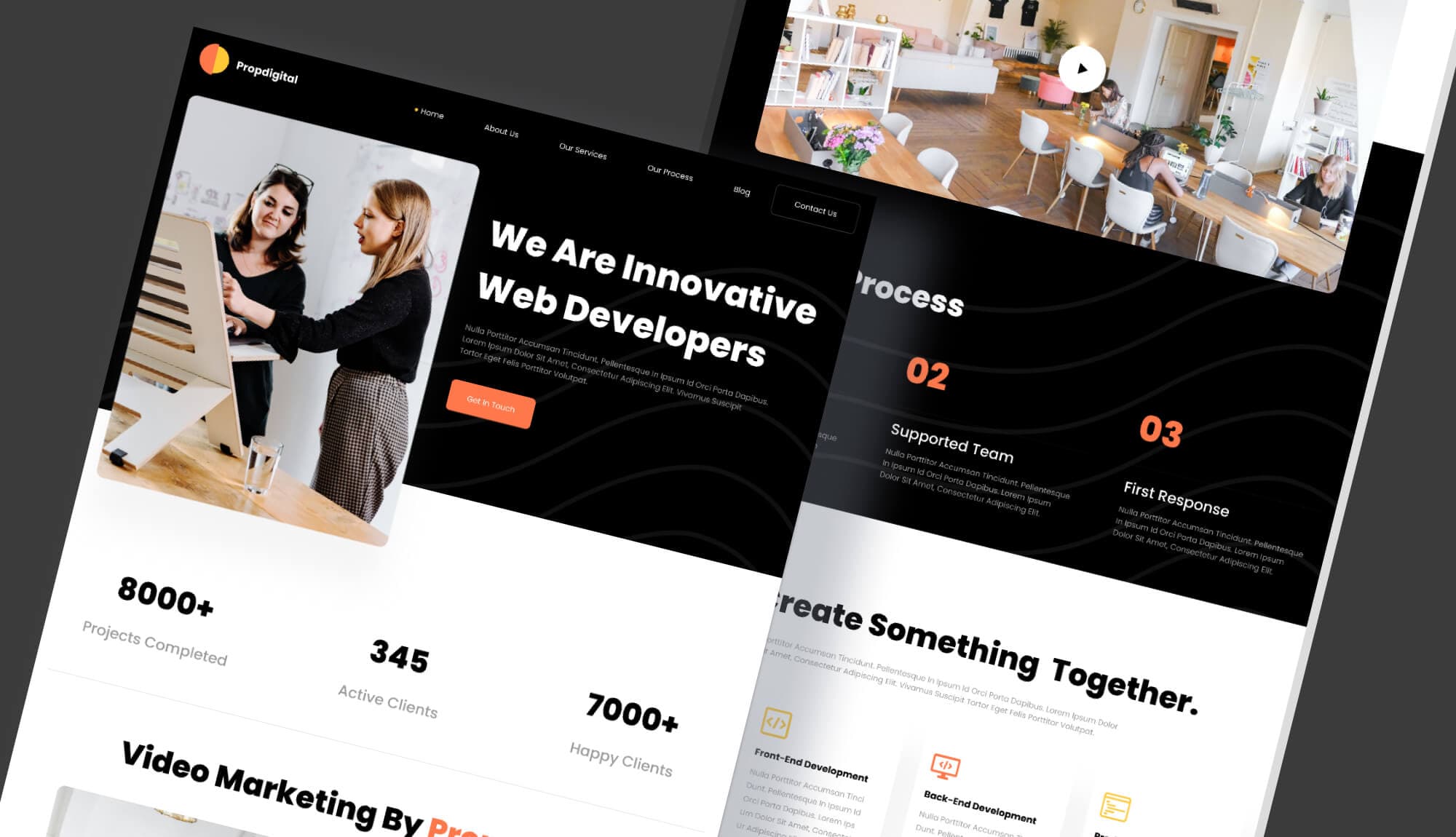 PropDigital - Web Development Agency Template Banner
