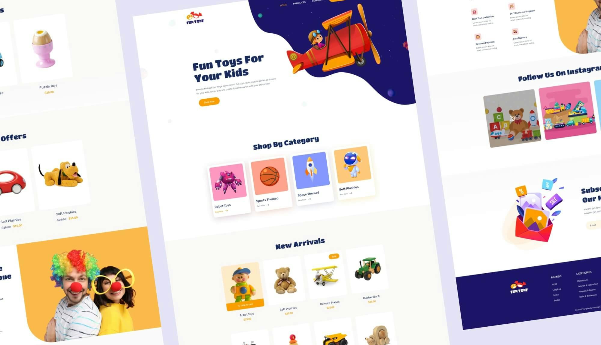 Fun Zone - WooCommerce Template For Toy Store Banner