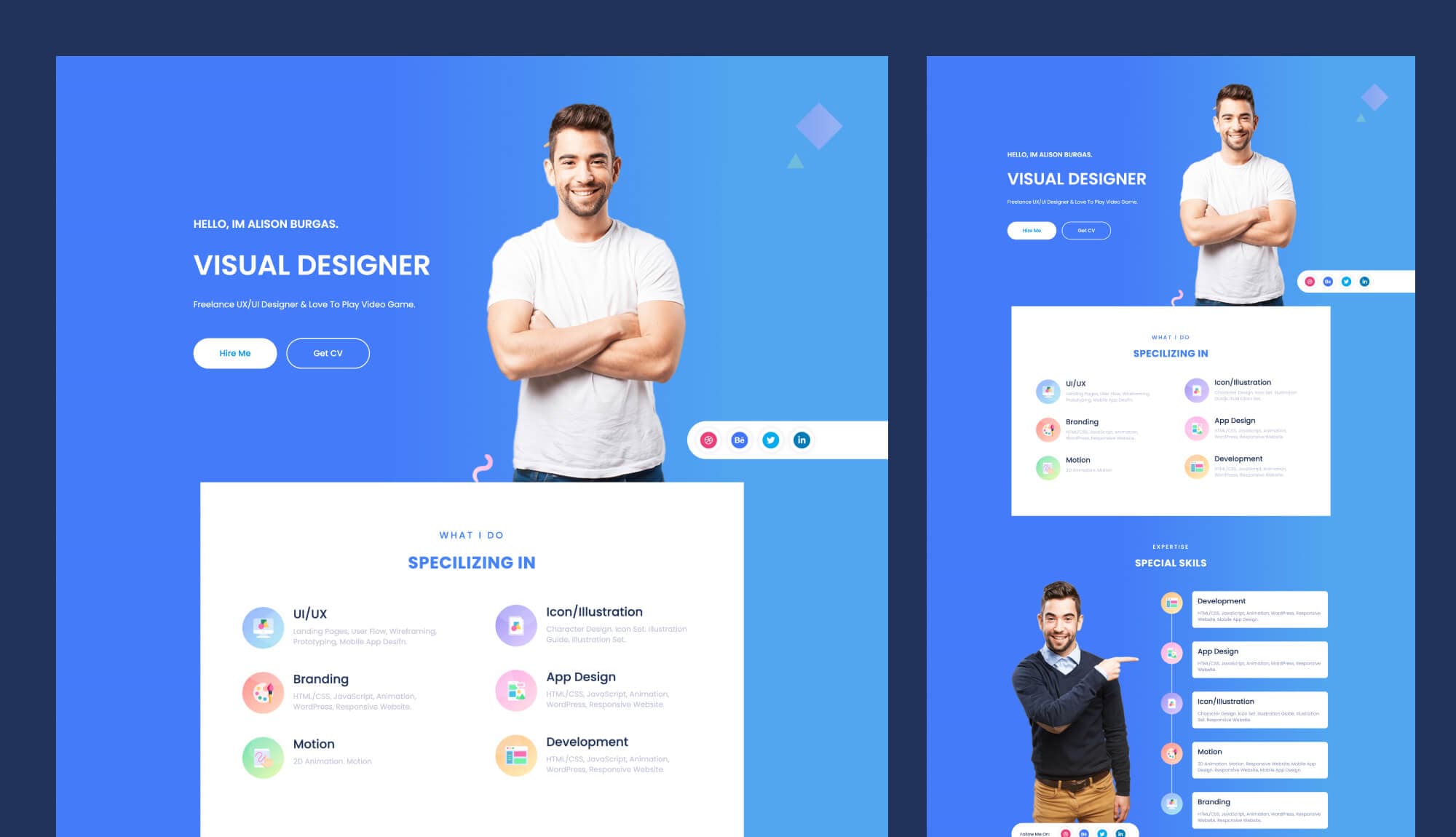 CVTemple - CV Resume Portfolio Gutenberg Template Banner