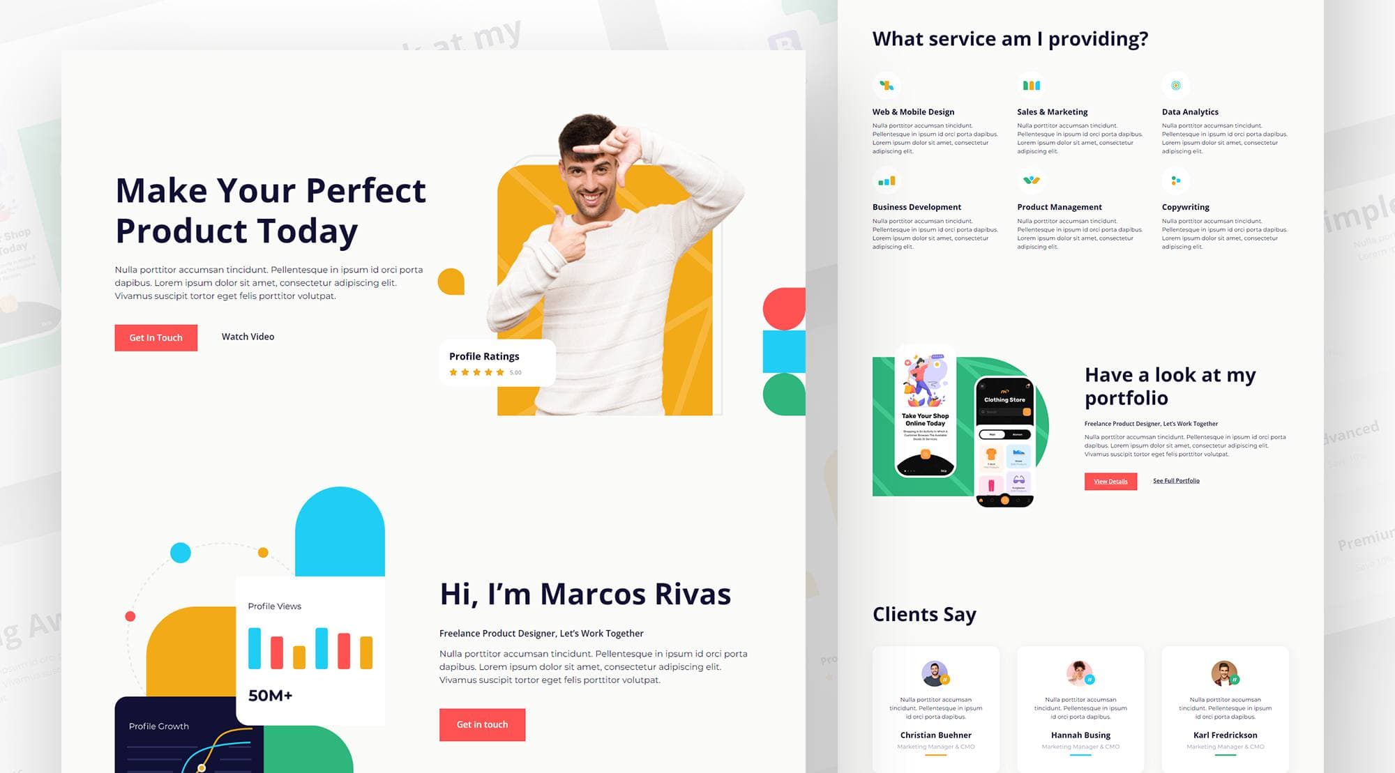 Technophile - Tech Freelancer Portfolio Template For Gutenberg Banner