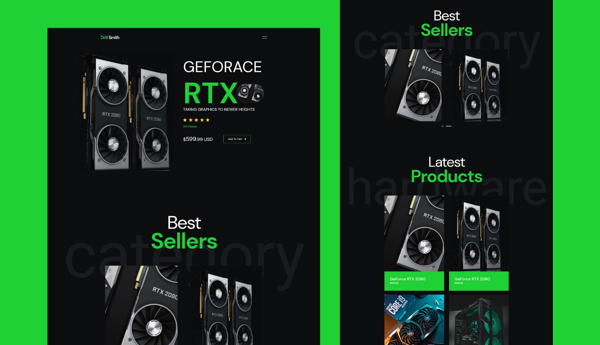 Drill Smith - Hardware Store Website Template Banner