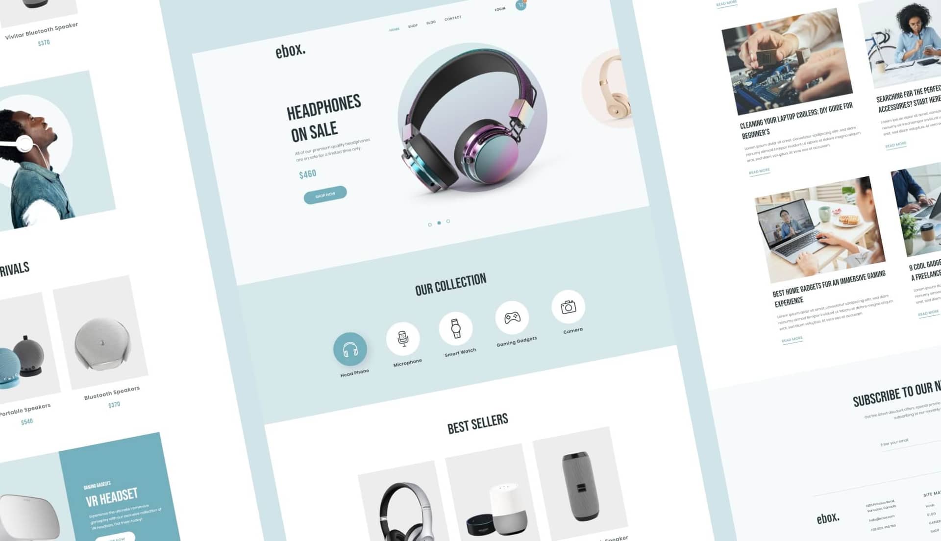 Ebox - WooCommerce Template For Electronic Store Banner By Templately