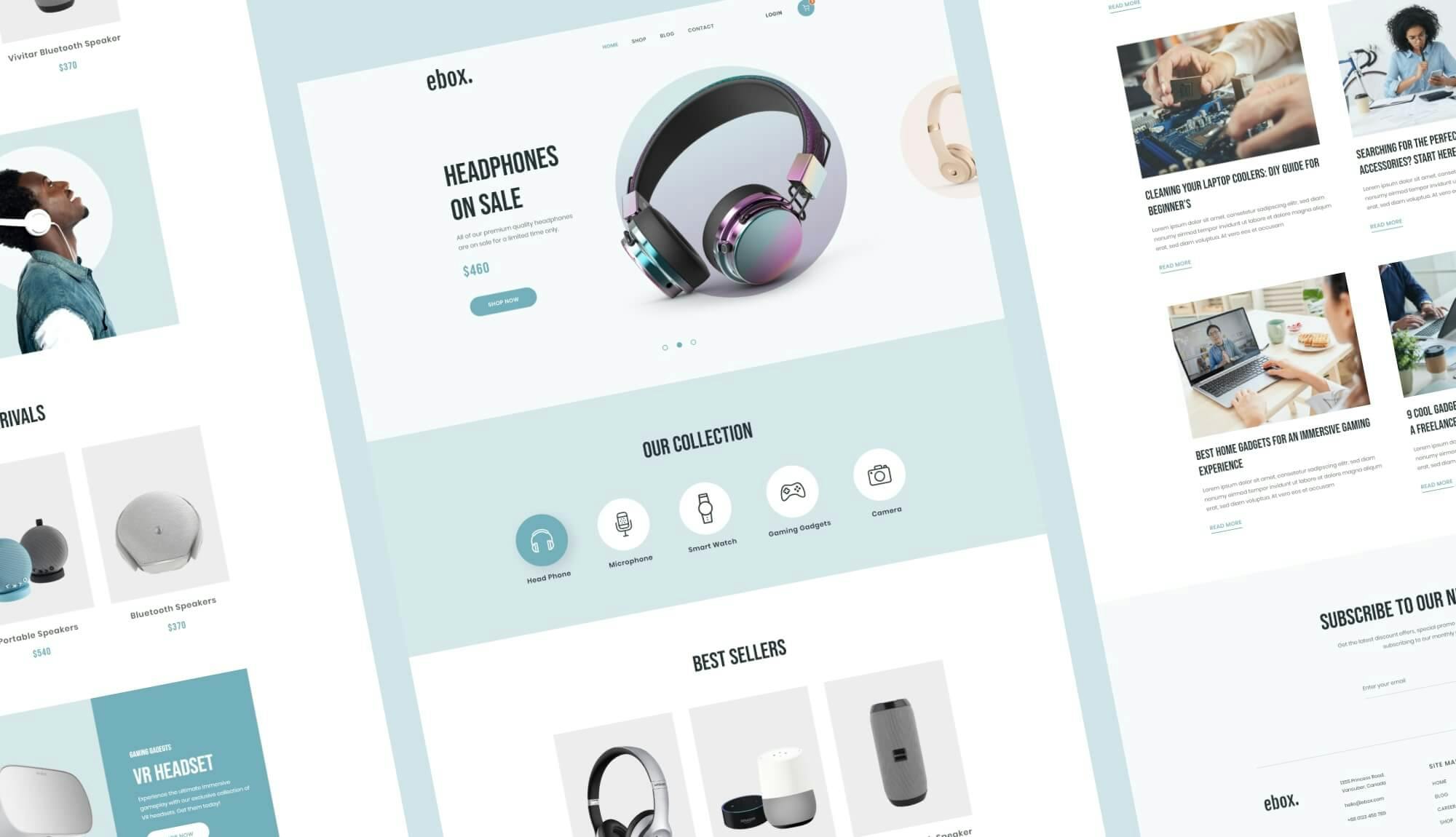 Ebox - WooCommerce Template For Electronic Store Banner
