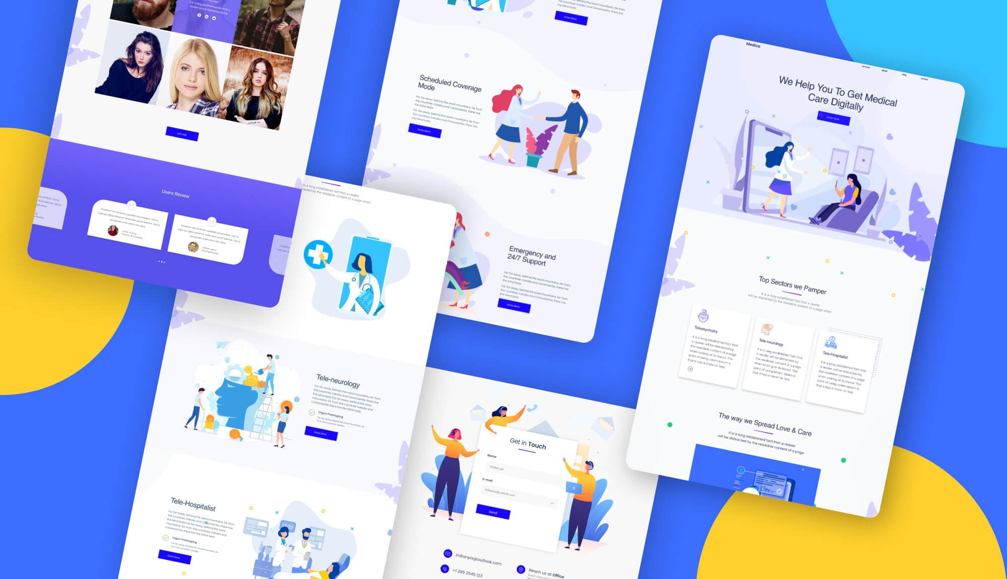 Medica Medical Website Template Banner