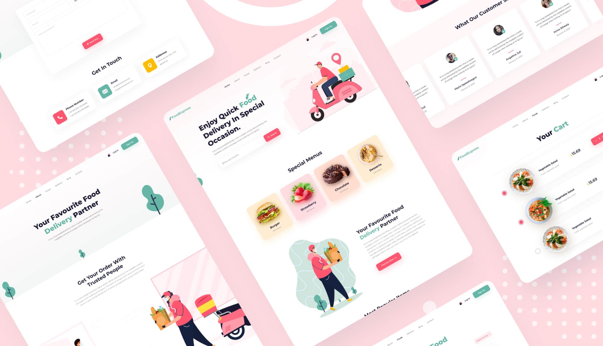 Food Express - Food Delivery Template For Elementor Banner