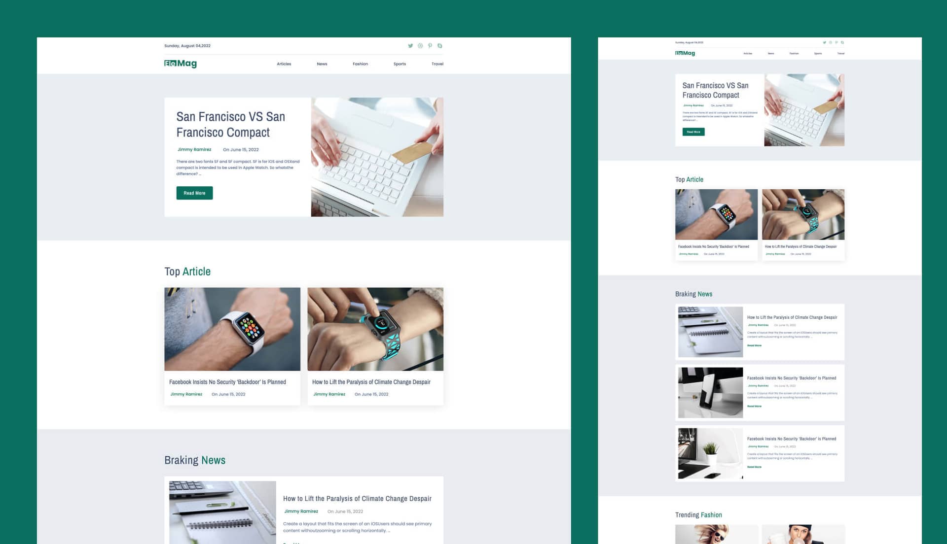 EleMag - Magazine Template For Gutenberg Banner By Templately