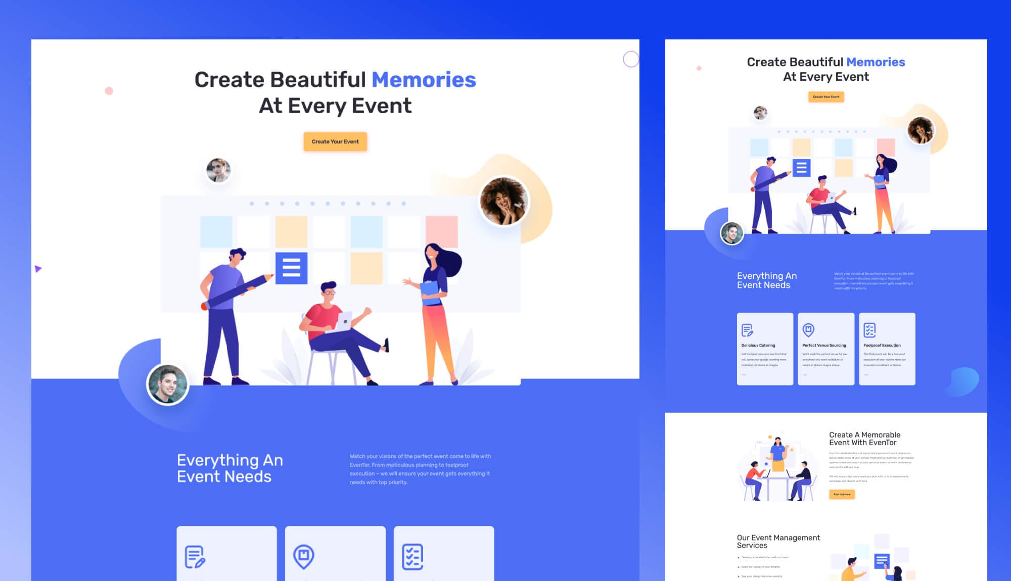 EvenTor - Event Management Template For Gutenberg Banner
