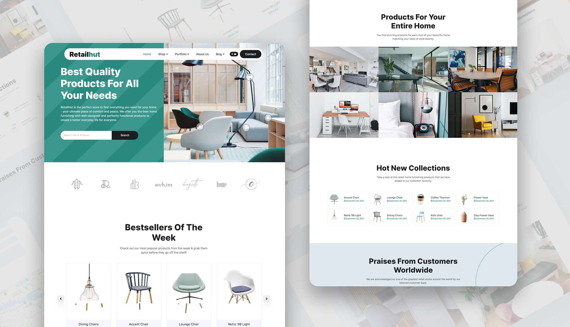 RetailHut - Template For Retail Store Websites Banner