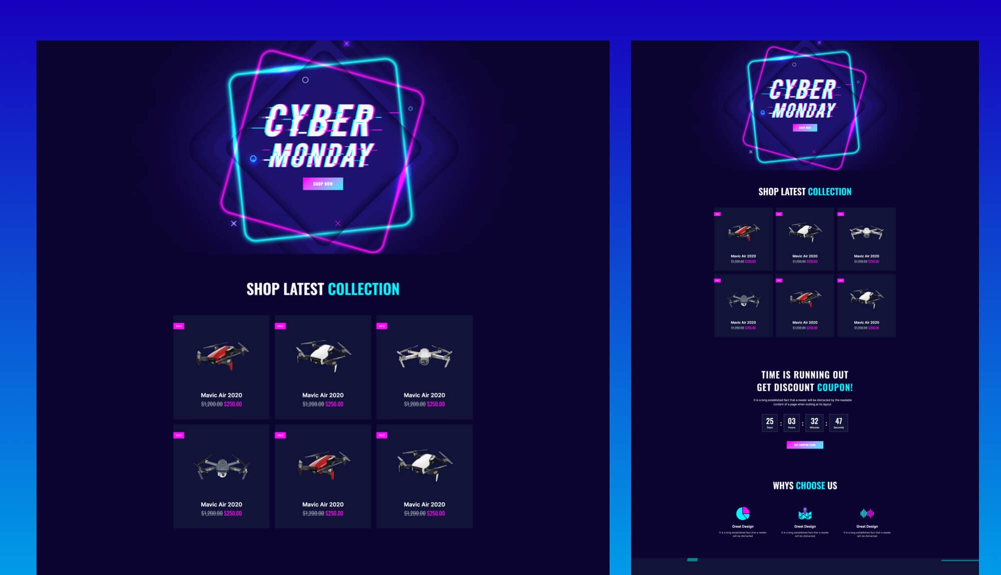 CyberSell - Cyber Monday Website Template For Gutenberg Banner