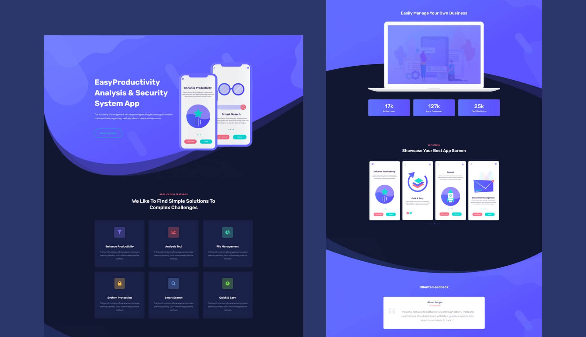 AppMentor - App Landing Template For Gutenberg Banner By Templately