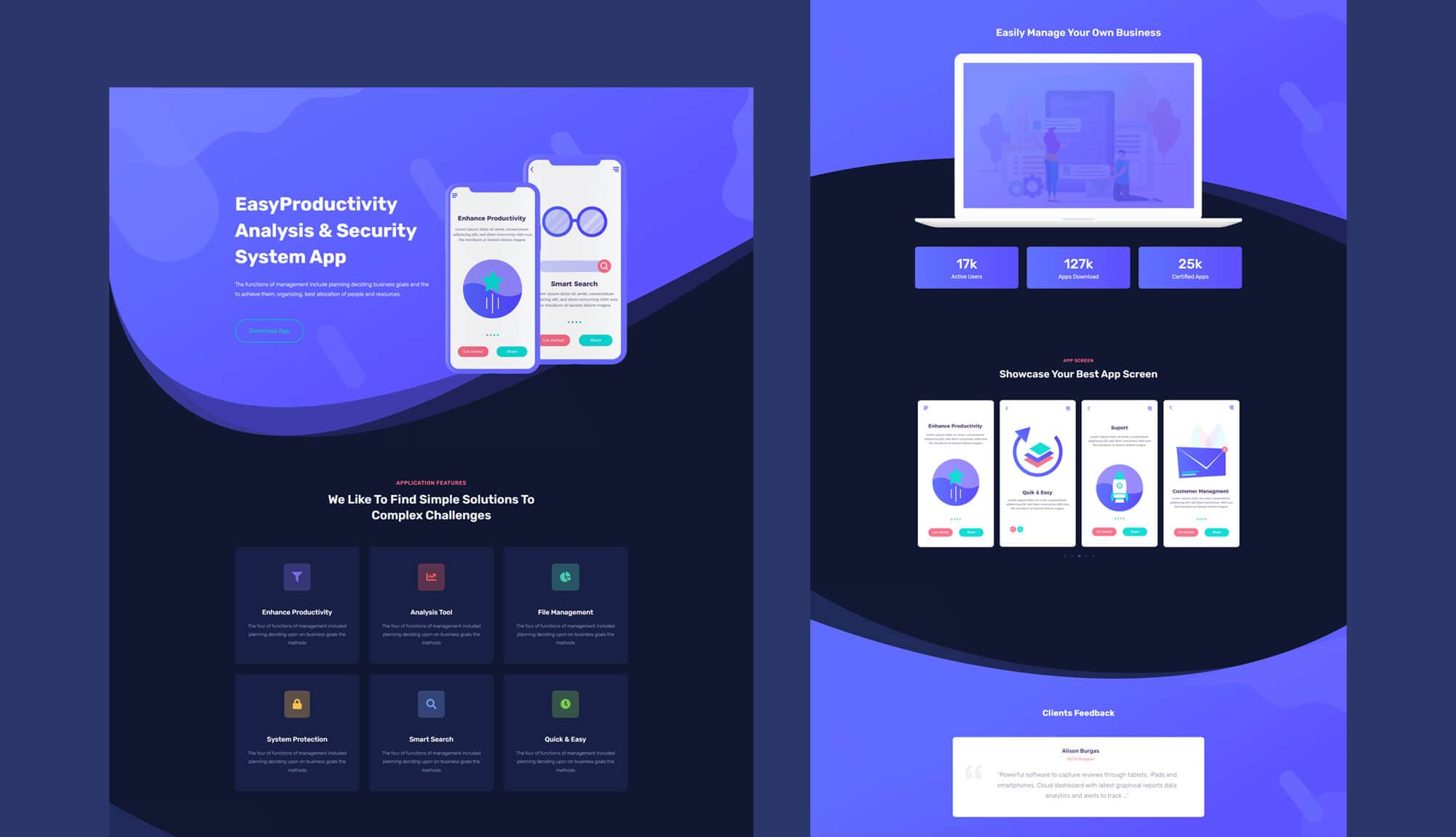 AppMentor - App Landing Template For Gutenberg Banner