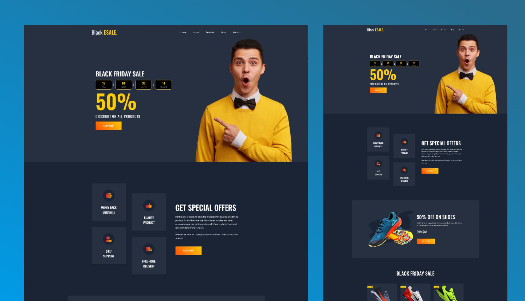 Black Friday Template Starter Pack For Gutenberg Banner