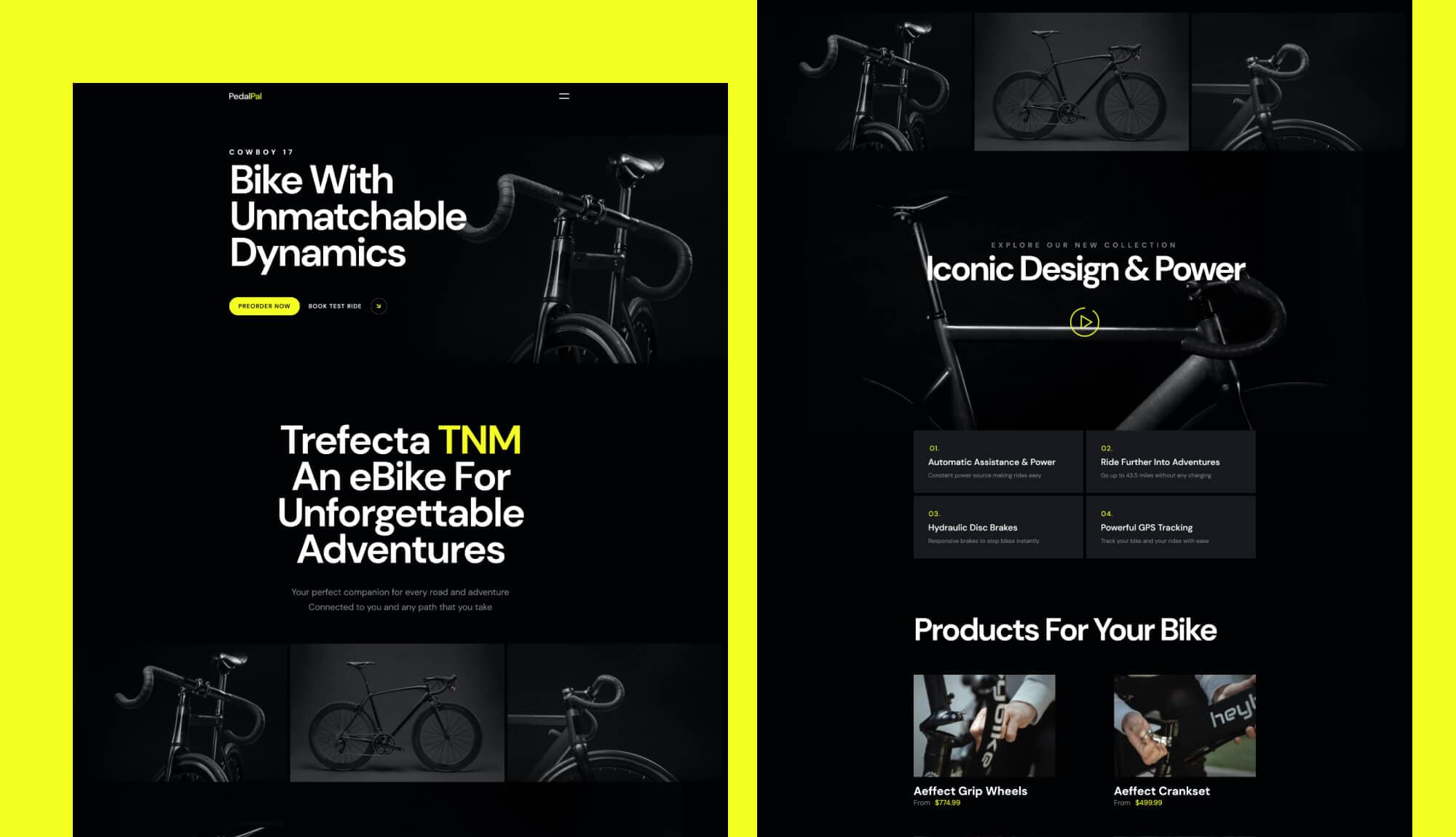 PedalPal - Bike Store Website for Gutenberg Banner