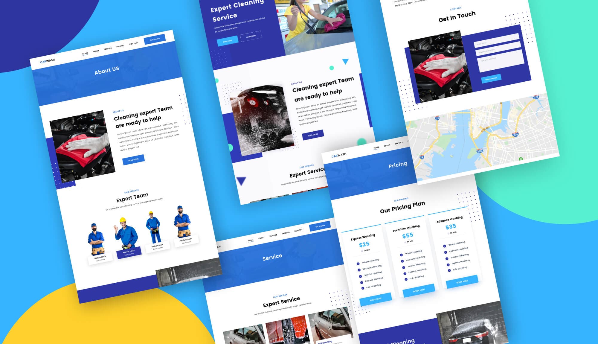 Wipe Hero Cleaning Service Website Template Banner