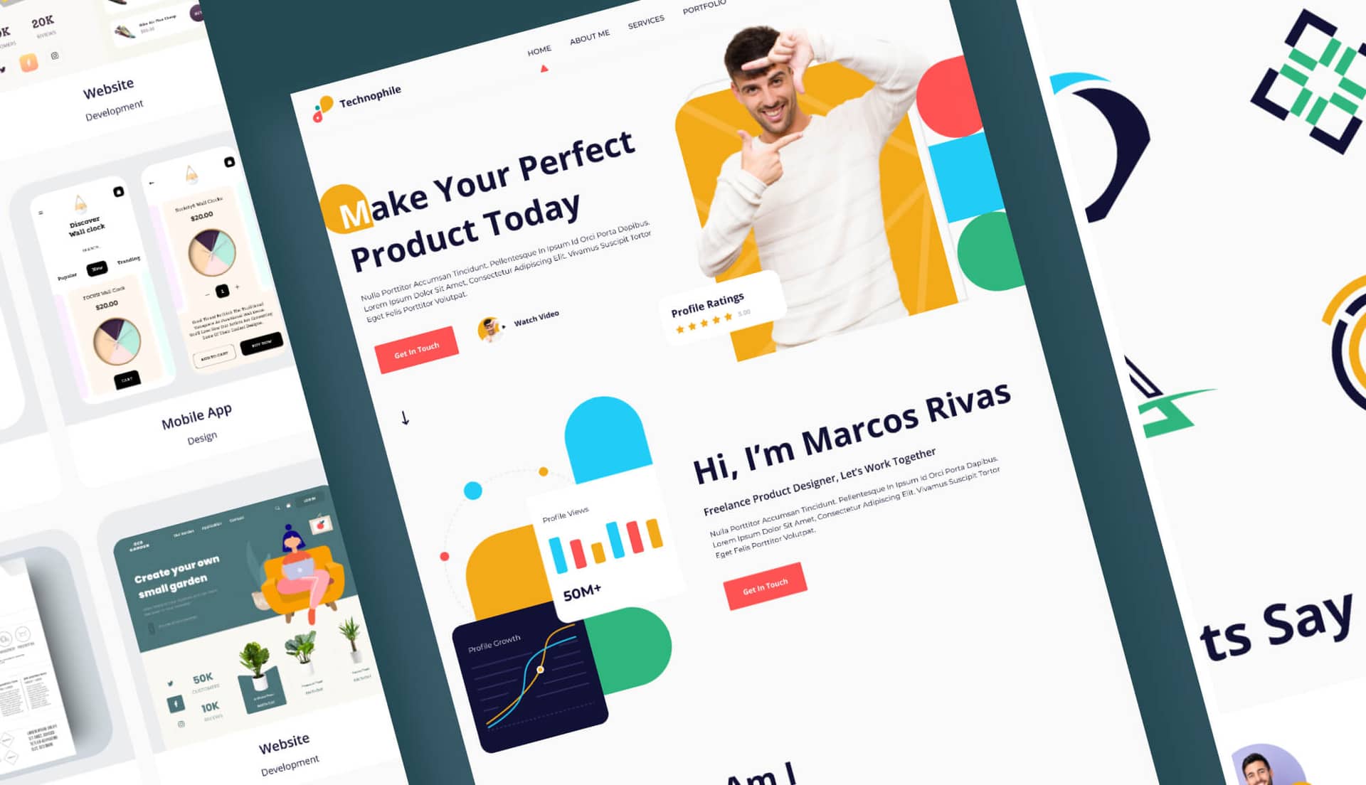 Technophile - Tech Freelancer Portfolio Website Banner By Templately