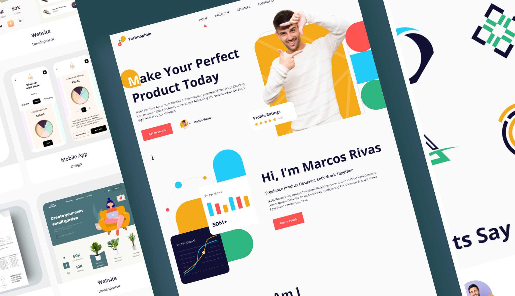 Technophile - Tech Freelancer Portfolio Website Banner