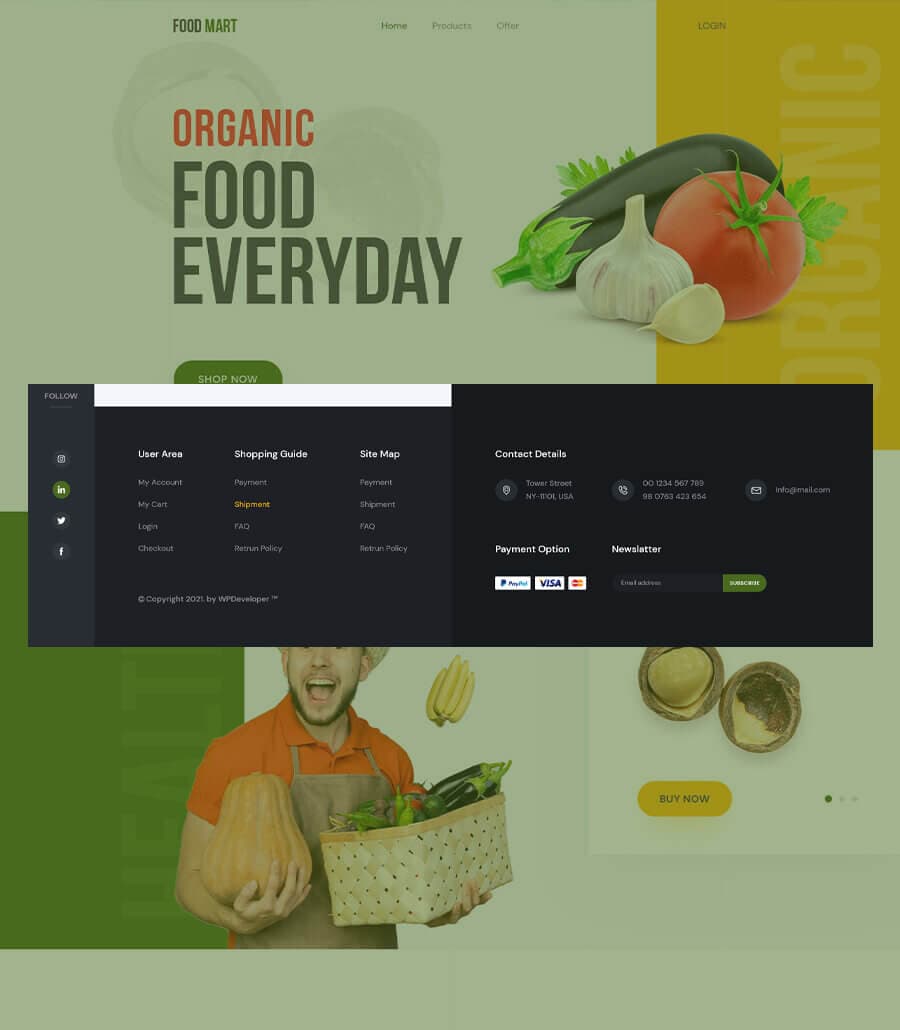20 Grocery Store HTML CSS Templates Free Download