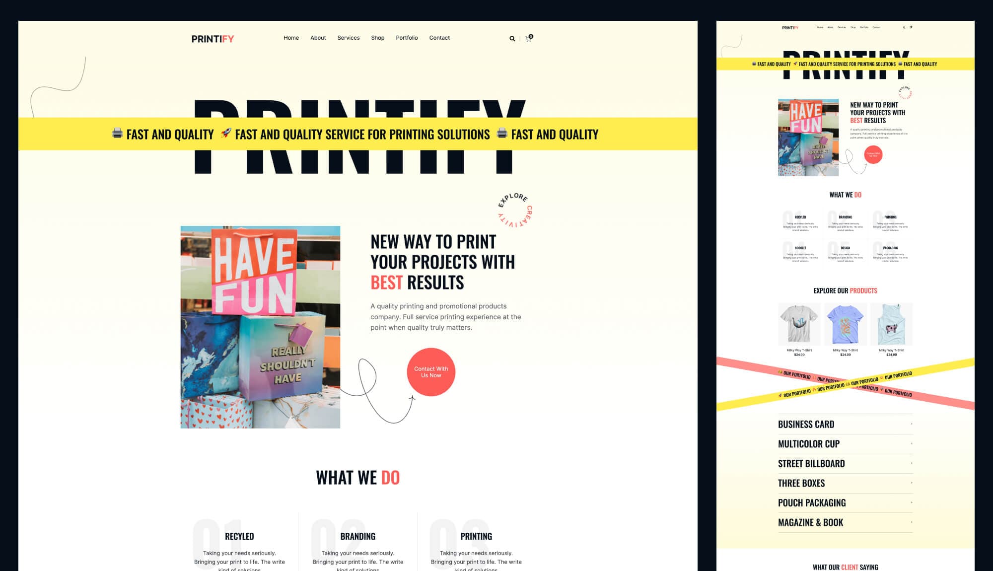 Printify Gutenberg Printing Website Template Templately Printify Gutenberg Printing Website Template Templately